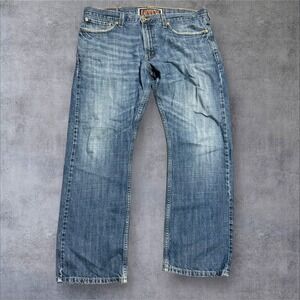 Levis 514 Slim Straight blue jeans men's 38x30 Baggy Loose Fit
